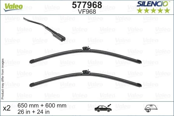 VALEO 577968 Sılecek Süpürgesı Ön Takım