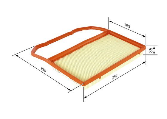 BOSCH F026400285 Hava Filtresi - . Görsel