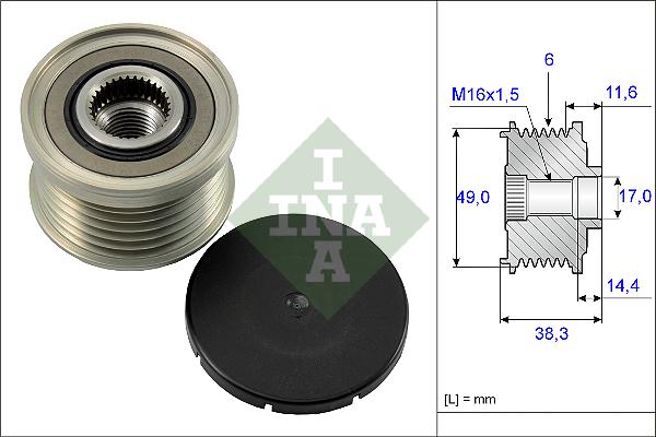 INA 535012710 V Kayış Gergi Rulmanı - . Görsel