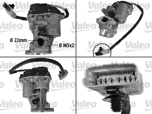 VALEO 700420 Egr Valfi Sol - . Görsel
