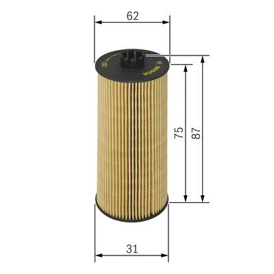BOSCH F026407015 Yağ Filtresi - . Görsel