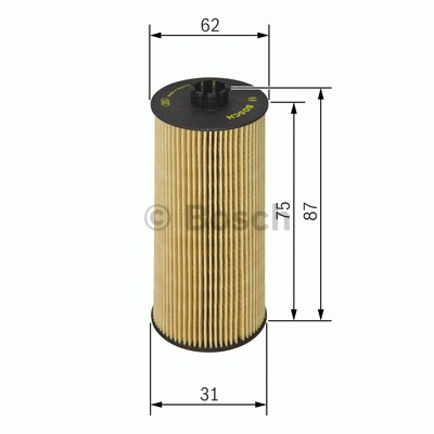 BOSCH F026407015 Yağ Filtresi - . Görsel