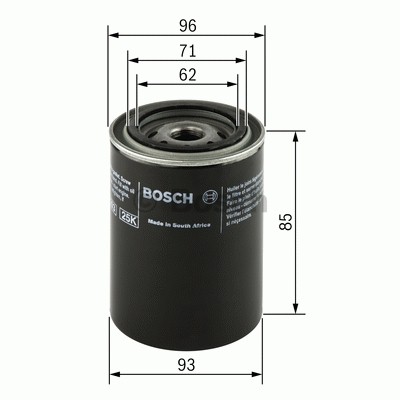 Yağ Filtre Volvo 260 740 760 850 940 960 - . Görsel