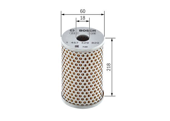 BOSCH 1457429820 Yağ Filtresi - . Görsel