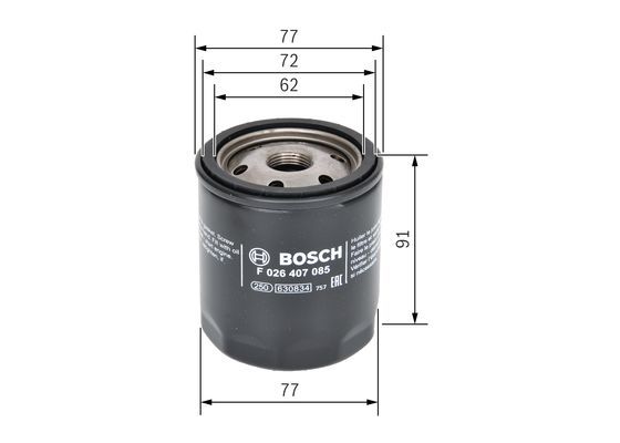BOSCH F026407085 Yağ Filtresi - . Görsel