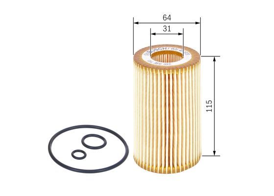 BOSCH F026407070 Yağ Filtresi - . Görsel