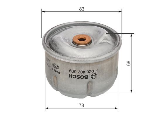 BOSCH F026407099 Yağ Filtresi - . Görsel