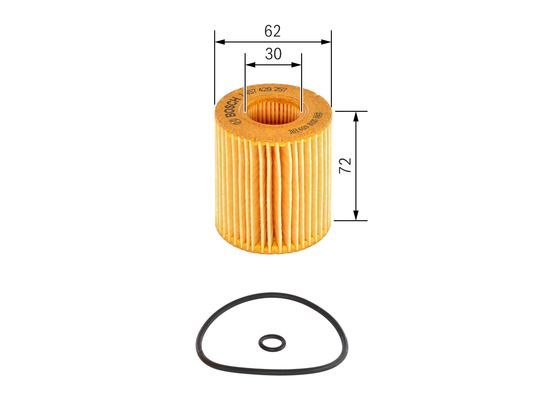 BOSCH 1457429257 Yağ Filtresi - . Görsel