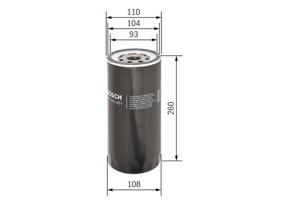 BOSCH 0451403001 Yağ Filtresi - . Görsel