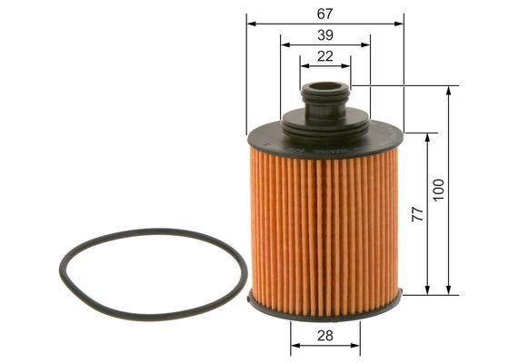 BOSCH 09864B7005 Yağ Filtresi - . Görsel