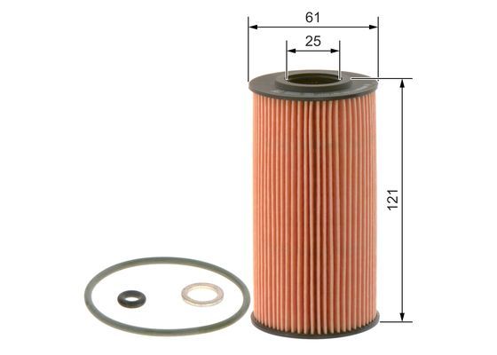 BOSCH 09864B7027 Yağ Filtresi - . Görsel