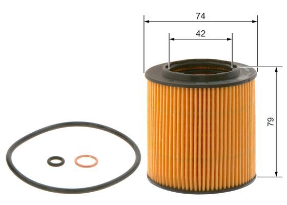 BOSCH 09864B7019 Yağ Filtresi - . Görsel