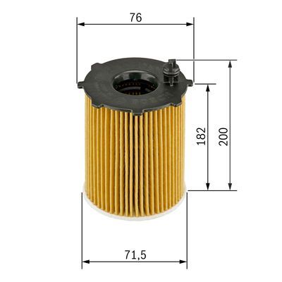 BOSCH F026407066 Yağ Filtresi - . Görsel