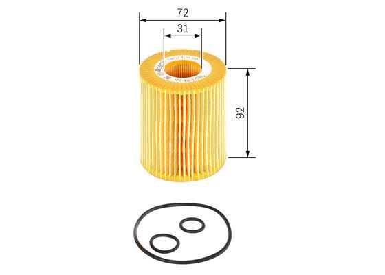 BOSCH 1457429199 Yağ Filtresi - . Görsel