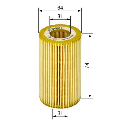 BOSCH 1457429248 Yağ Filtresi - . Görsel