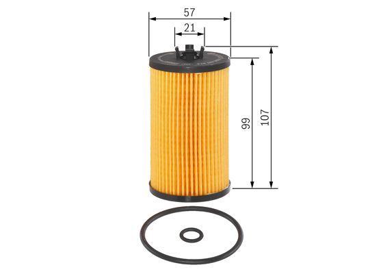 BOSCH F026407074 Yağ Filtresi - . Görsel