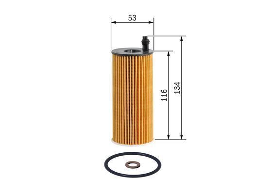 BOSCH F026407123 Yağ Filtresi - . Görsel