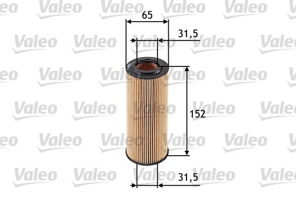 VALEO 586545 Yağ Filtresi - . Görsel