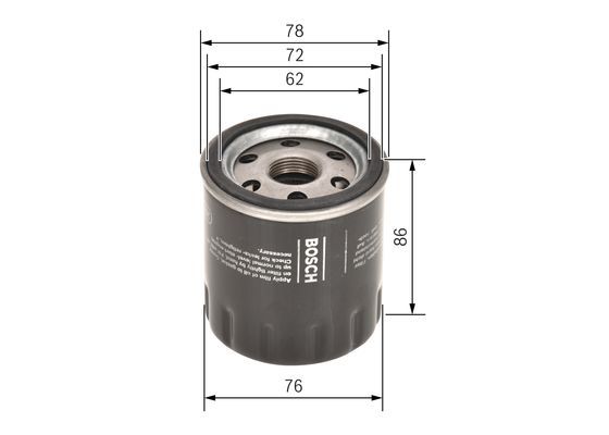 BOSCH F026407188 Yağ Filtresi - . Görsel