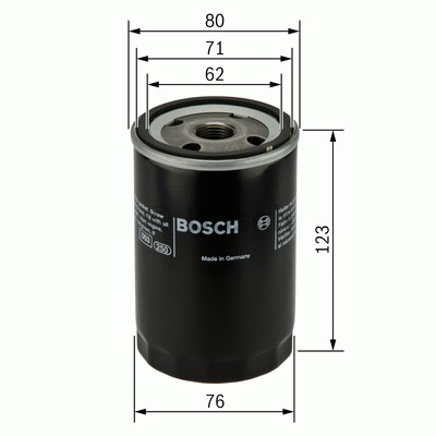 BOSCH 0451103033 Yağ Filtresi - . Görsel