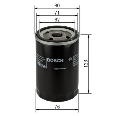BOSCH 0451103258 Yağ Filtresi - . Görsel