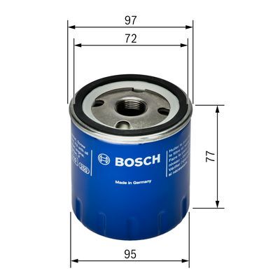 BOSCH F026407024 Yağ Filtresi - . Görsel