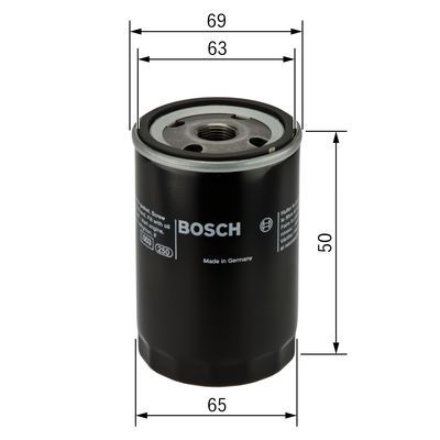 BOSCH F026407089 Yağ Filtresi - . Görsel