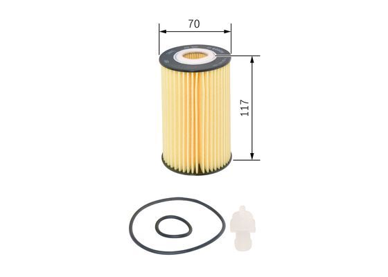 BOSCH F026407107 Yağ Filtresi - . Görsel