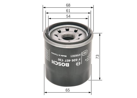 BOSCH F026407130 Yağ Filtresi - . Görsel