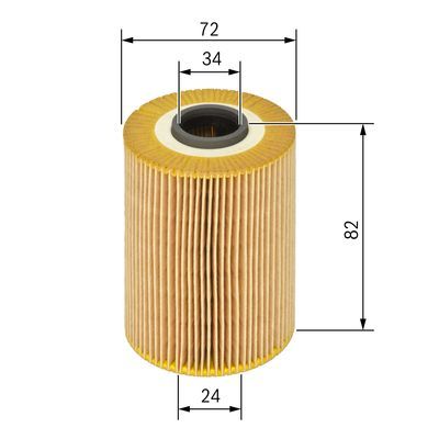 BOSCH 1457429197 Yağ Filtresi - . Görsel