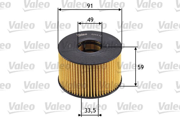VALEO 586513 Yağ Filtresi