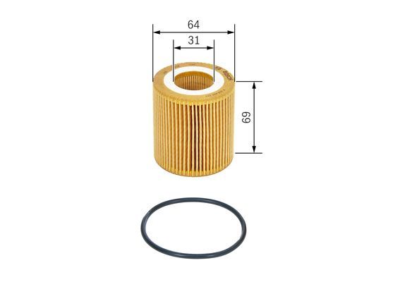 BOSCH F026407177 Yağ Filtresi - . Görsel
