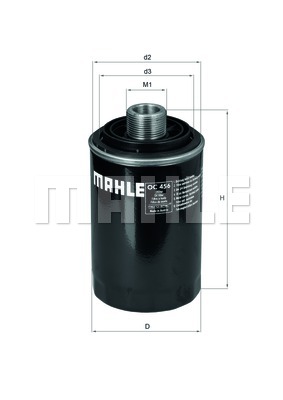 MAHLE OC456 Yağ Filtresi - . Görsel