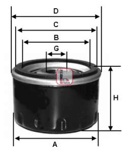 BOSCH F026407210 Yağ Filtresi - . Görsel
