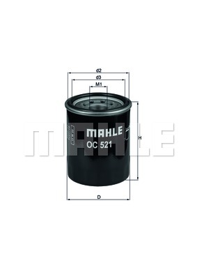 MAHLE OC521 Yağ Filtresi - . Görsel