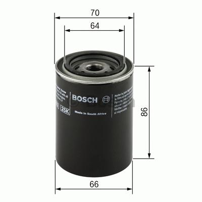 BOSCH F026407025 Yağ Filtresi - . Görsel