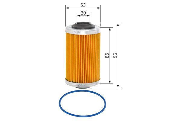 BOSCH F026407109 Yağ Filtresi - . Görsel