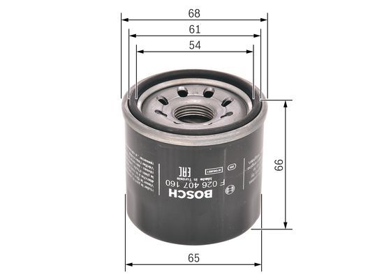 BOSCH F026407160 Yağ Filtresi - . Görsel