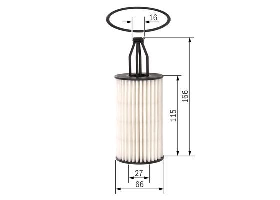 BOSCH F026407199 Yağ Filtresi - . Görsel