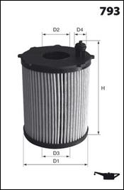 BOSCH F026407082 Yağ Filtresi - . Görsel