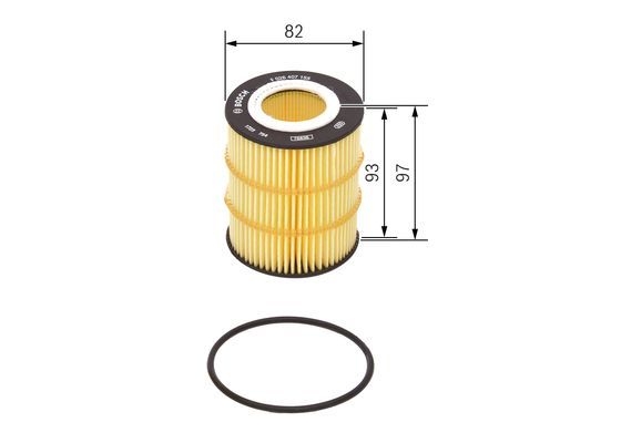 BOSCH F026407155 Yağ Filtresi - . Görsel