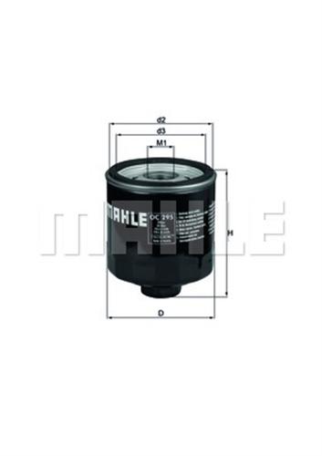 MAHLE OC295 Yağ Filtresi - . Görsel