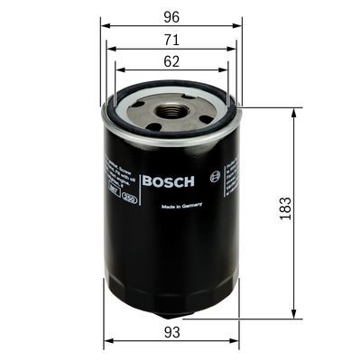 BOSCH 0451203087 Yağ Filtresi - . Görsel