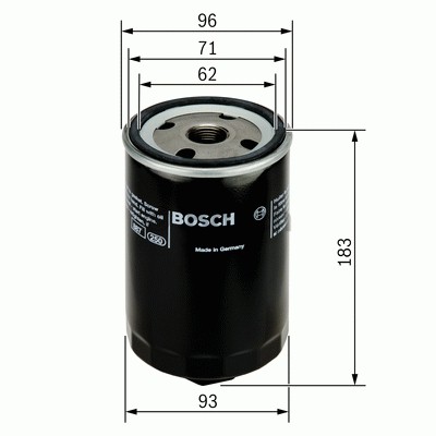 BOSCH 0451203087 Yağ Filtresi - . Görsel