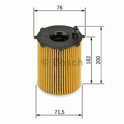 BOSCH F026407002 Yağ Filtresi - . Görsel
