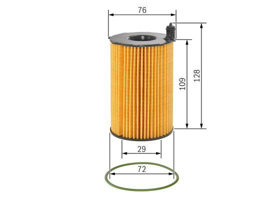 BOSCH F026407122 Yağ Filtresi - . Görsel
