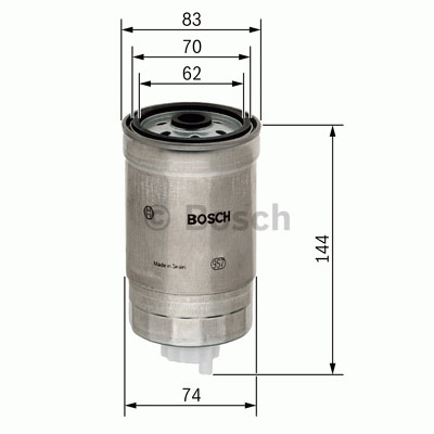 BOSCH 1457434516 Yakıt Filtresi - . Görsel