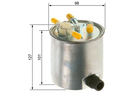 BOSCH 09864B2011 Yakıt Filtresi - . Görsel