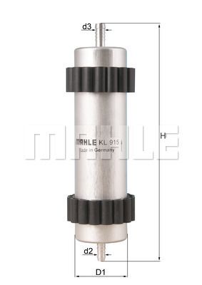 MAHLE KL915 Yakıt Filtresi