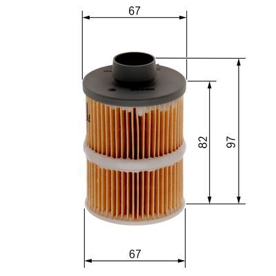 BOSCH 1457070001 Yakıt Filtresi - . Görsel